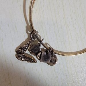 Goldtone Alex and Ani - Butterfly